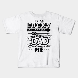 WORLD GREATEST DAD Kids T-Shirt